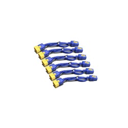 Power Cord Kit (6 ea), Locking, C19 to C20, 1.2m, Blue