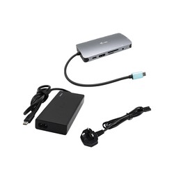 USB-C METAL NANO DOCK UK/HDMI/VGA LAN POWER DELIVERY 100W