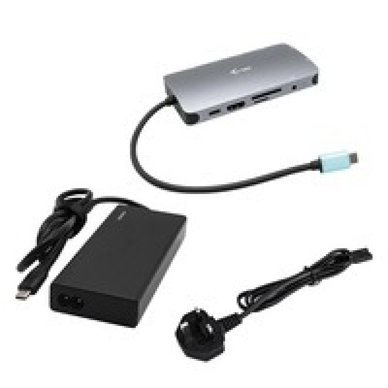 i-tec USB-C Metal Nano Dock UK/HDMI/VGA LAN Power Delivery 100W