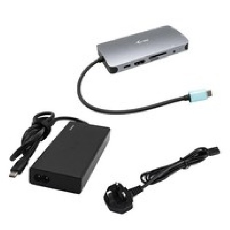 i-tec USB-C Metal Nano Dock UK/HDMI/VGA LAN Power Delivery 100W