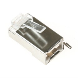 Ubiquiti UISP-Connector-SHD - STP RJ45 konektor, Cat5, 8p8c, drát, pozlacený, AWG24 (100ks)