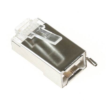 Ubiquiti UISP-Connector-SHD - STP RJ45 konektor, Cat5, 8p8c, drát, pozlacený, AWG24 (100ks)