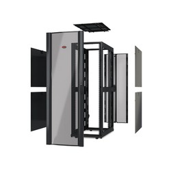 NetShelter SX 42U 600mm Wide x 1200mm Deep Enclosure Without Sides Without Doors Black