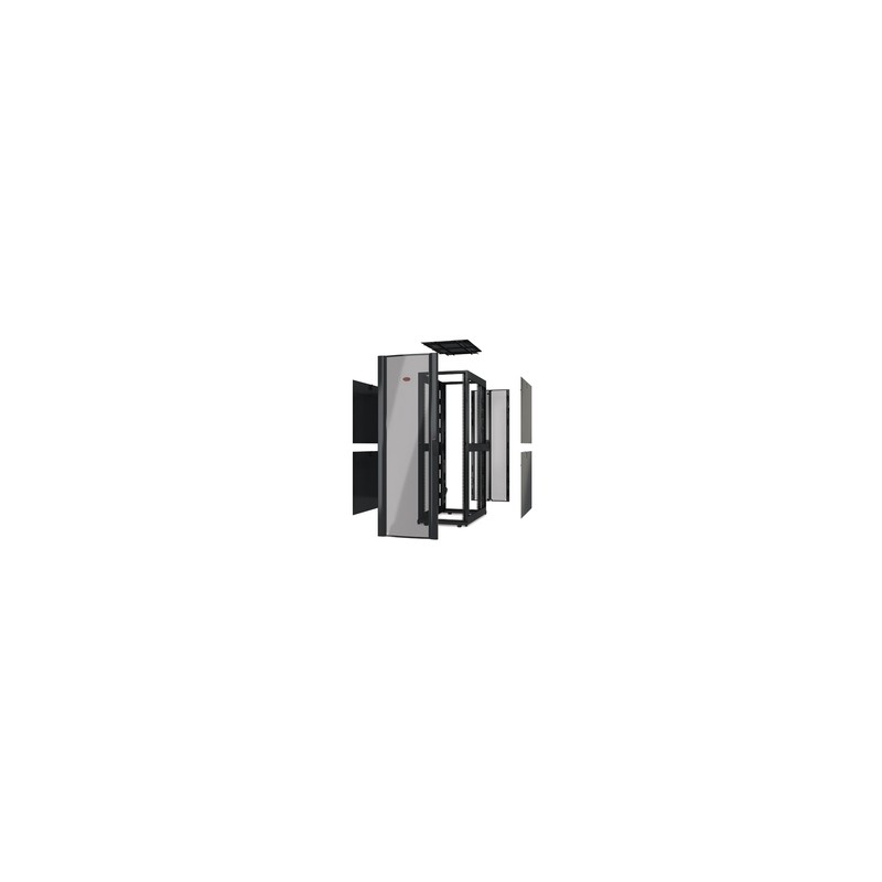 NetShelter SX 42U 600mm Wide x 1200mm Deep Enclosure Without Sides Without Doors Black