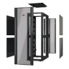 NetShelter SX 42U 600mm Wide x 1200mm Deep Enclosure Without Sides Without Doors Black