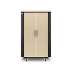 NetShelter CX 24U Secure Soundproof Server Room in a Box Enclosure - Shock Packaging
