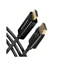 AXAGON RVD-HI14C2, DisplayPort - HDMI 1.4 redukce / kabel 1.8m, 4K/30Hz