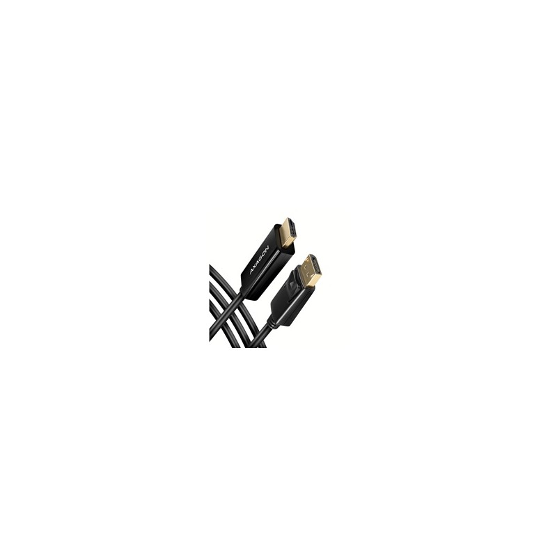 AXAGON RVD-HI14C2, DisplayPort - HDMI 1.4 redukce / kabel 1.8m, 4K/30Hz