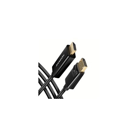 AXAGON RVD-HI14C2, DisplayPort - HDMI 1.4 redukce / kabel 1.8m, 4K/30Hz