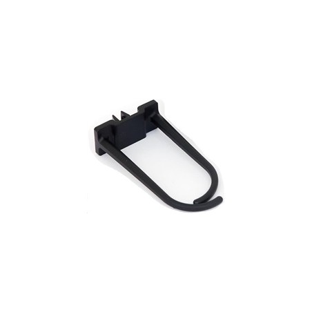 TRITON Plastový háček pro vedení kabeláže velký, 60x30mm, šedý