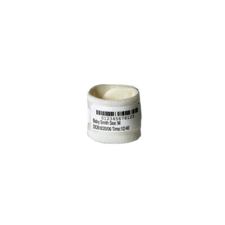 Wristband, Paper/PET, 1.375x5.5in (35x140mm), Laser, LaserBand 2, Hook & Loop Closure, Infant, W/ labels, , 100 bands/box