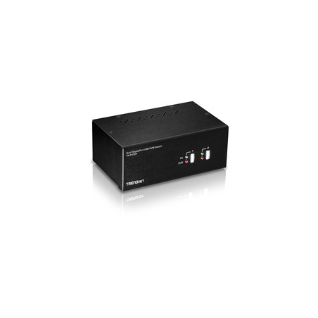 TRENDnet 2-Port Display Port KVM Switch/Dual Monitor