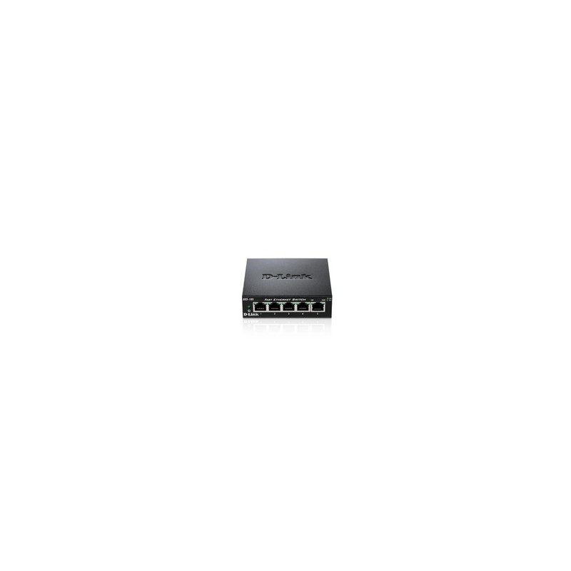 D-Link DES-105 5-port 10/100 Metal Housing Desktop Switch