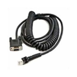 Cable, RS-232, 25P, Male, CBX800 Power Off Terminal, Coiled, 12 ft.