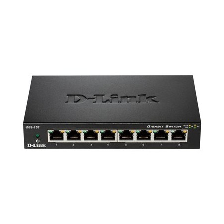 D-Link DGS-108 8-port Gigabit Metal Housing Desktop Switch
