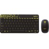 Logitech MK240 Nano Wireless Keyb./Mouse/Black/Chartreuse-RUS-2.4GHZ-EME