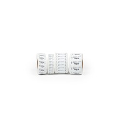 Label, Synthetic, 2.3594x0.9844in (60x25mm) TT, RFID Polyester with Foam, Coated, High Performance Acrylic Adhesive, 3in