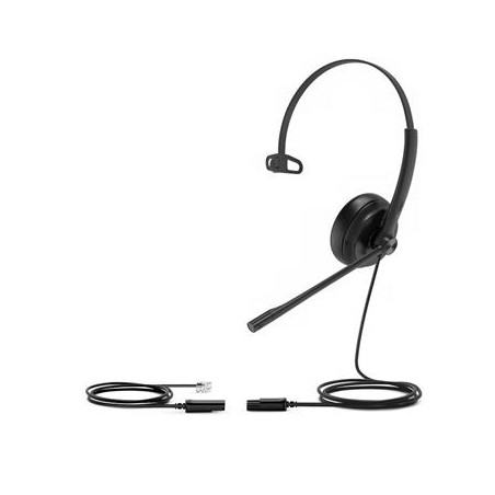 Yealink YHS34 Mono náhlavní souprava na jedno ucho s QD-RJ9 konektory