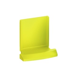 APC RJ45 Shutter Yellow Panel 19" 1U X 24