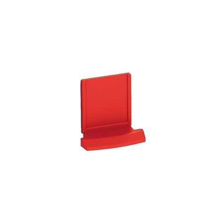 RJ45 SHUTTER RED PANEL 19" 1U X 24