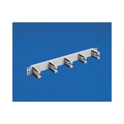 Vertiv Knurr 19'' cable routing panel 1U, W 483 Depth from 80mm, RAL 7035, sheet steel