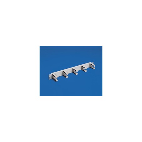 Vertiv Knurr 19'' cable routing panel 1U, W 483 Depth from 80mm, RAL 7035, sheet steel
