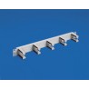 Vertiv Knurr 19'' cable routing panel 1U, W 483 Depth from 80mm, RAL 7035, sheet steel