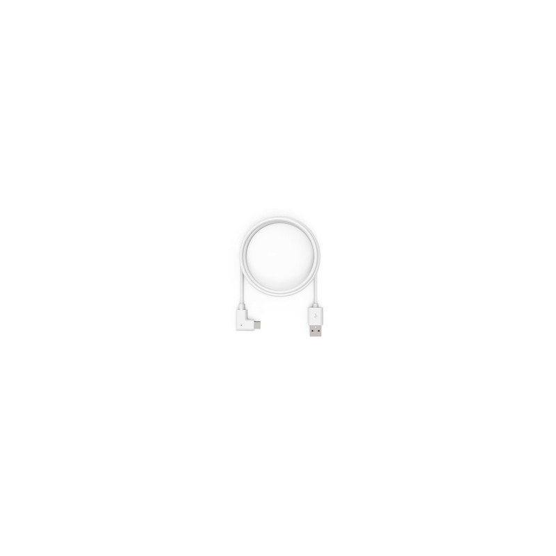 6FTUSB-A TO 90-DEGREE USB-C/CABLE WHITE
