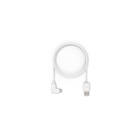 6FTUSB-A TO 90-DEGREE USB-C/CABLE WHITE