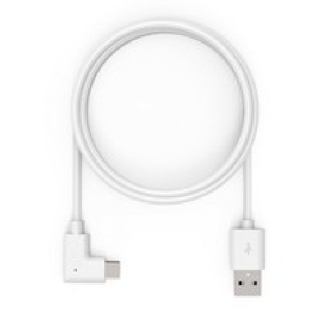Compulocks 6FTUSB-A TO 90-Degree USB-C/Cable White
