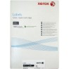 Xerox Papír - Bílé samolepicí štítky pro černobílý tisk - ostré rohy (Labels 1UP 210x297, 100 listů, A4)