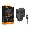 Chytrá síťová nabíječka ALIGATOR Power Delivery 20W, USB-C kabel pro iPhone/iPad, černá