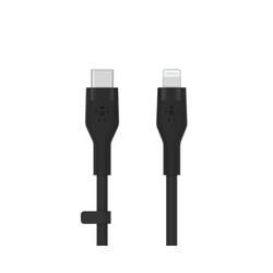 FLEX LIGHTNING/USB-C CBL FAST C/SILICONE CABLE SUPPORTS FAST CHA CAA009BT3MBK