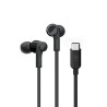 Belkin Rockstar Inear Headphone/With USB-C Connector Black