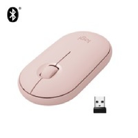 Logitech Pebble M350/Wrls Mouse - Rose - EMEA