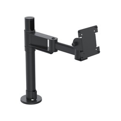 Ergonomic Solutions Spacepole Screen Mount With/300MM Elbow Arm - Black