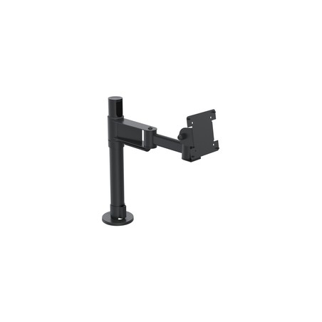 Ergonomic Solutions Spacepole Screen Mount With/300MM Elbow Arm - Black