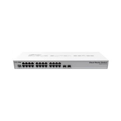 MikroTik Cloud Router Switch CRS326-24G-2S+RM, 800MHz CPU,512MB RAM, 24xLAN, 2xSFP+ slot, vč. L5