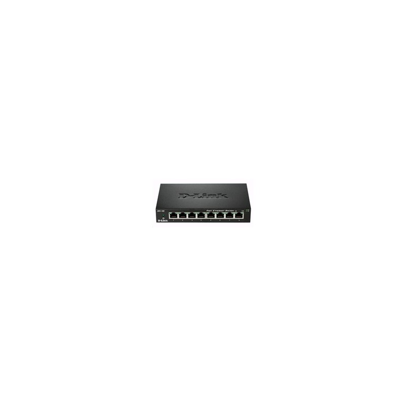 D-Link DES-108 8-port 10/100 Metal Housing Desktop Switch