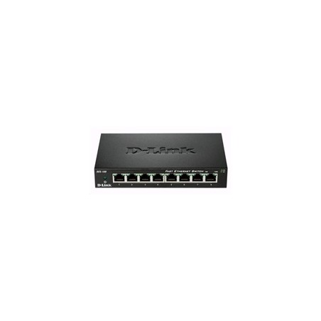 D-Link DES-108 8-port 10/100 Metal Housing Desktop Switch