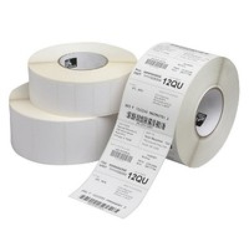 Label, Paper, 76x38mm Direct Thermal, Z-PERFORM 1000D, Uncoated, Permanent Adhesive, 25mm Core