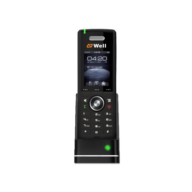 WELL RTX8630 IP DECT ručka pro RTX8660,2" bar.LCD,8 prog.tl.