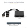 Startech MST Hub - 2-Port DisplayPort/.