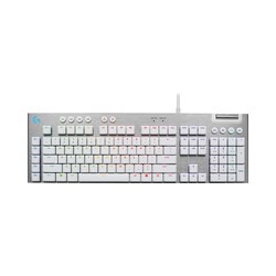 Logitech G815 RGB Mechanical Gaming KBD/GL Tactile - White - Pan - Nordi