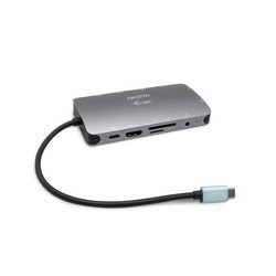 Dicota USB-C Portable 10-IN-1 Docking/Station HDMI/PD 100W