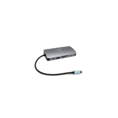 Dicota USB-C Portable 10-IN-1 Docking/Station HDMI/PD 100W