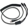 Cable, USB, Type A, Power Off Terminal, Coiled, 12 ft
