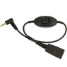 Jabra Connecting Cable QD TO/2.5MM Phone Jack 0.5M Plane
