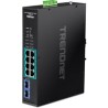 TRENDnet 10-Port Industrial Gigabit PoE+/DIN-Rail Switch