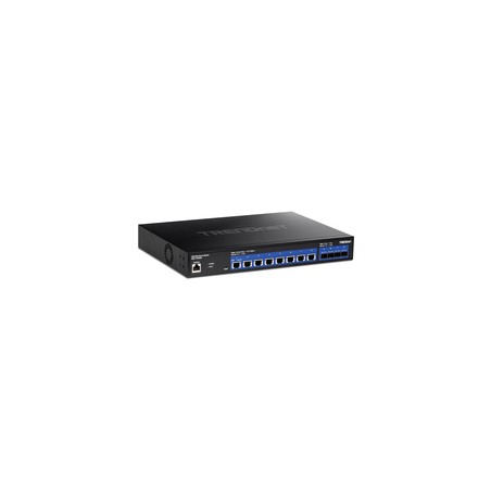 TRENDnet 12-Port 10G Web Smart Switch/8 X 10G Ports//4 X SFP+ Slots